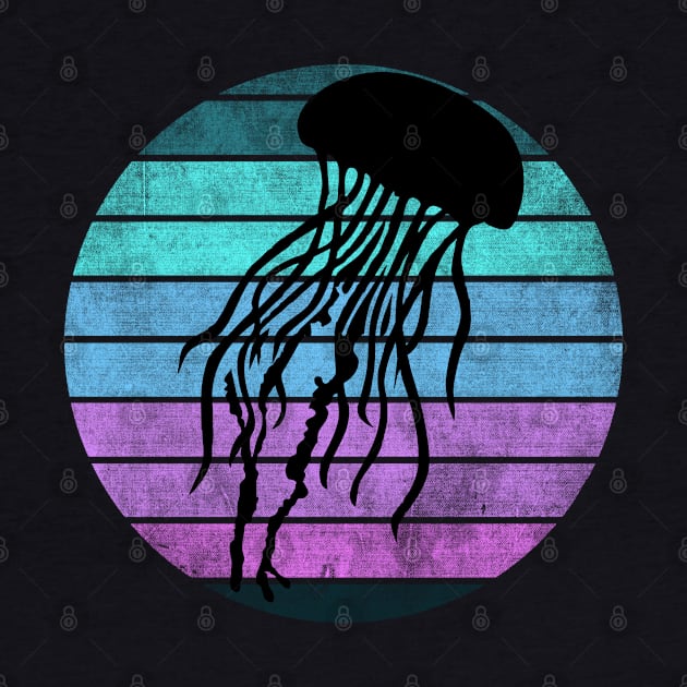 Cheese Jellyfish Vintage Sunset by GypsyBluegrassDesigns